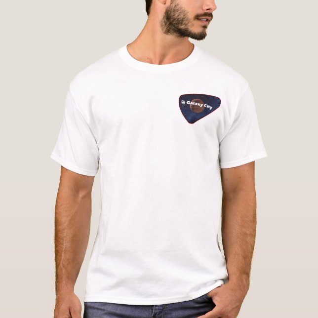 Galaxie-Stadt-Gas-Riese-Flecken T-Shirt (Vorderseite)