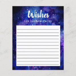 Galaxie "Starry night stars Wedding Advice" wünsch