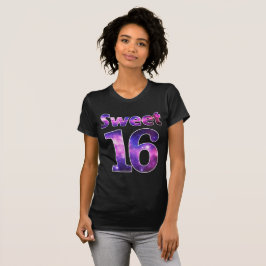 Galaxie-Stern-Geburtstags-Mädchen-Party-Shirt des T-Shirt