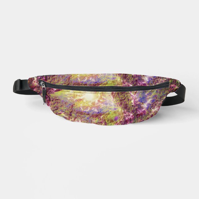 Galaxie-Sternexplosion Bauchtasche (Vorderseite)