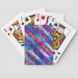 Galaxie Streifen Spielkarten