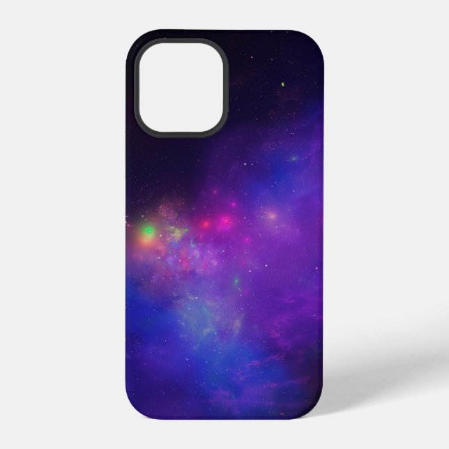 Galaxie Tiefraum iPhone 12 Pro Hülle (Rückseite)