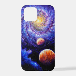 Galaxie und Planeten iPhone 12 Pro Hülle