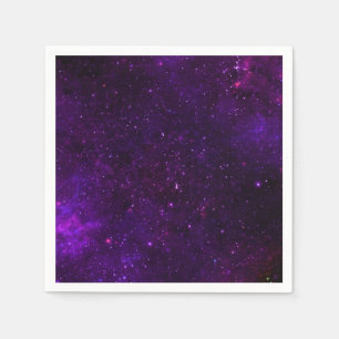 Galaxie und Sterne Serviette