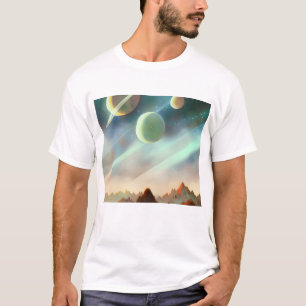 Galaxie, Univers, Étoiles, T-shirt spatial