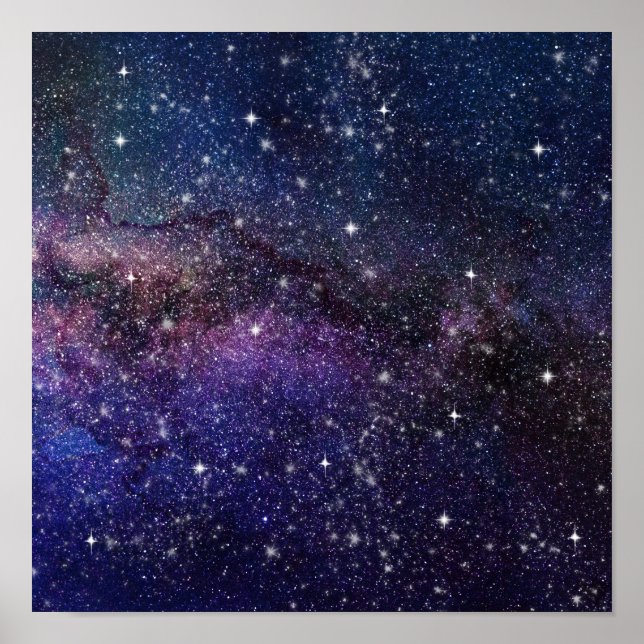 Galaxie, Universum, Männer und Frauen, Weltraummus Poster (Vorne)