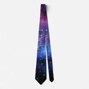 Galaxie, Universum, Sterne, Geschenkmuster für de Krawatte