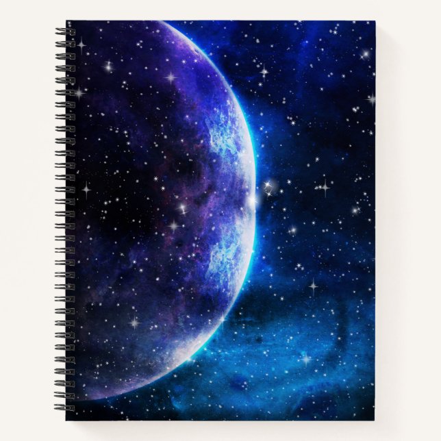 Galaxie, Universum, Sterne, Geschenkmuster für den Notizbuch (Vorderseite)