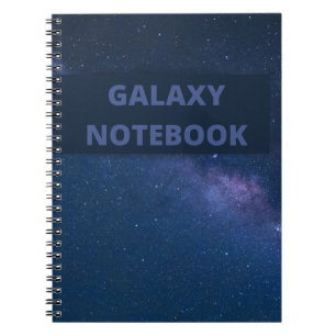 Galaxie, Universum, Sterne, Planeten und Weltraum Notizblock