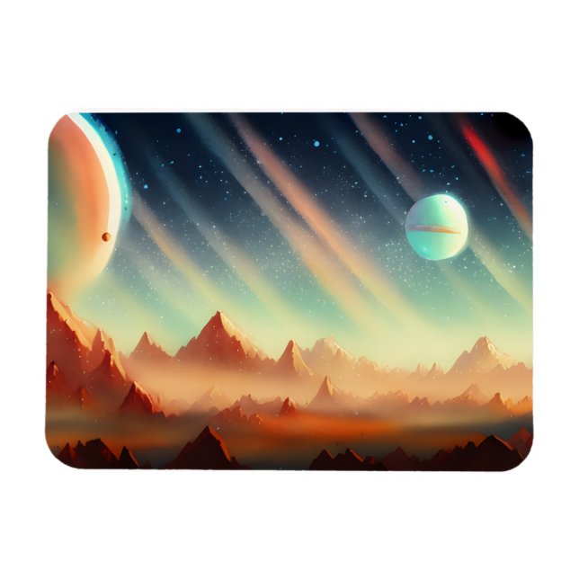 Galaxie, Universum, Sterne, Weltraum Magnet (Horizontal)