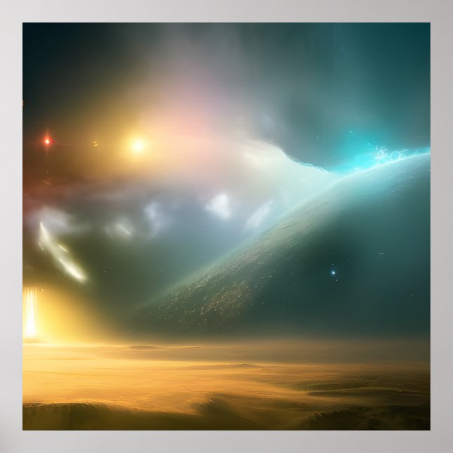 Galaxie, Universum, Sterne, Weltraum Poster (Vorne)