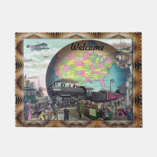 Galaxie-Weltfußmatte Fußmatte