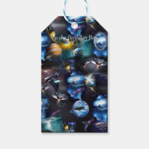 Galaxiebesucher im Weltraum Geschenkanhänger