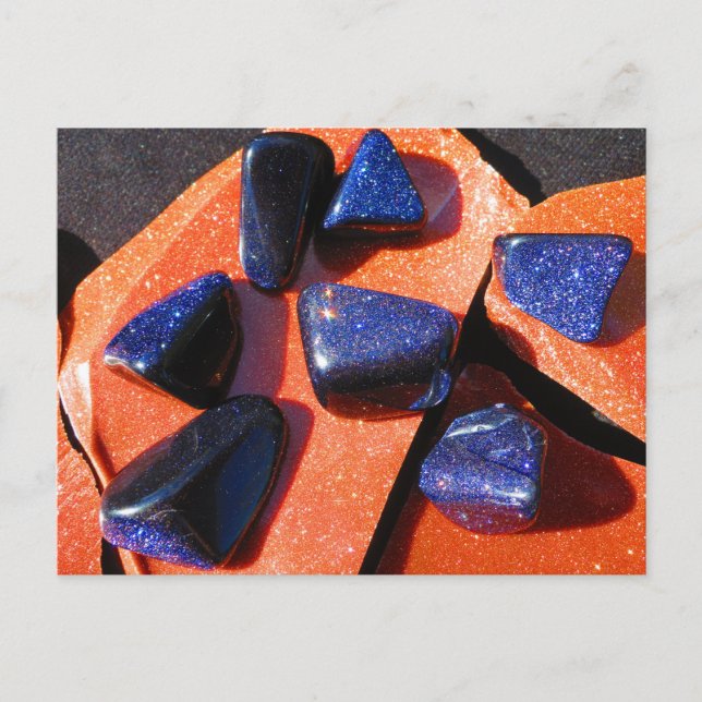 Galaxien in Micro Postkarte (Vorderseite)