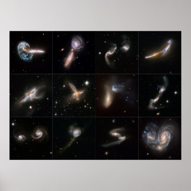 Galaxien Poster (Vorne)