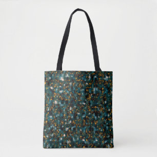 Galaxien Schwarz Blau & Kupfer Tasche