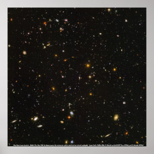 Galaxien, Weltraumbild der Galaxien Poster