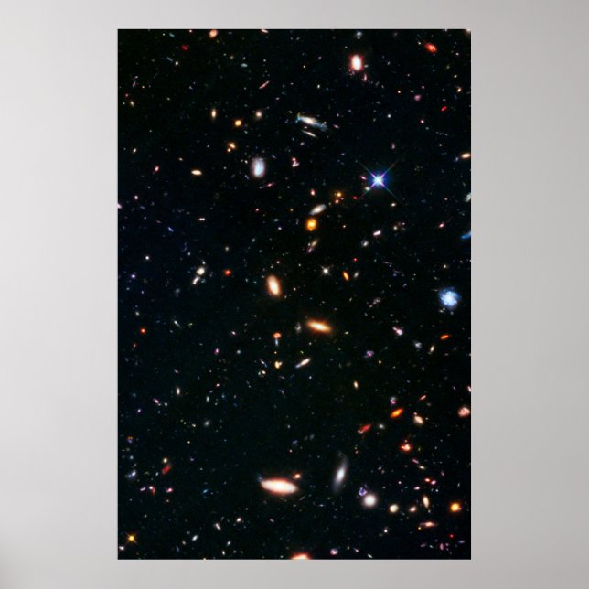 Galaxienhaufen Abel Poster (Vorne)