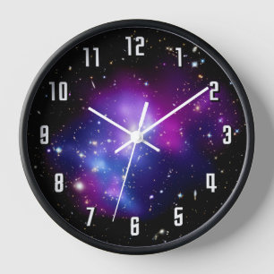 Galaxienhaufen MACS J0717 Weltraumfoto Uhr