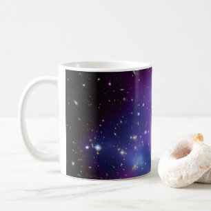 Galaxienhaufen Purple Celestial Vollfoto Kaffeetasse
