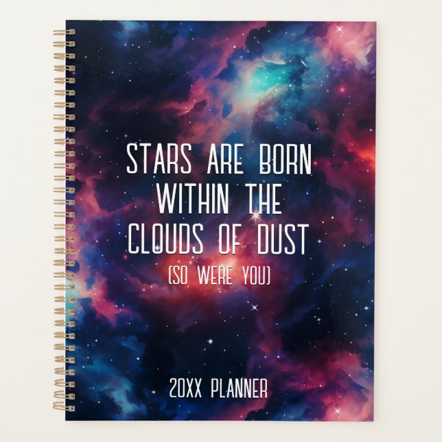Galaxieplaner - Sterne sind Geboren Planer (Vorderseite)