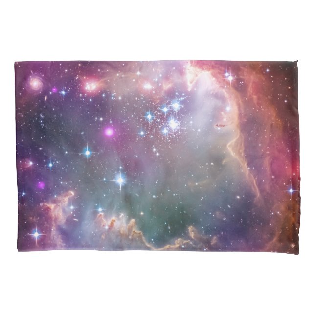 Galaxieraum-Hipster-Hintergrunddoppeltes versah Kissenbezug (Vorderseite)