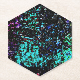 Galaxy abstract Paper Coaster,Dark texture bold  Untersetzer