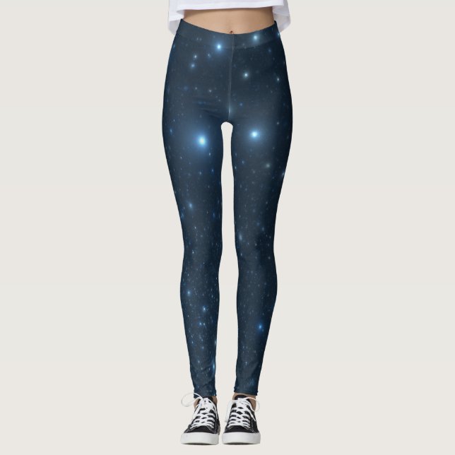 Galaxy Abstrakt Hintergrund Leggings (Vorderseite)