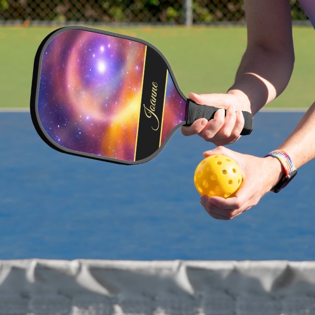 Galaxy Abstrakt Stars Kosmische Gase Ihren Namen Pickleball Schläger (InSitu)