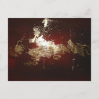 Galaxy - Abstrakter Expressionist Red Brown Gold