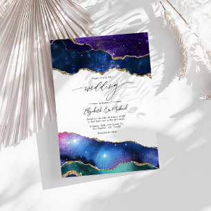 Galaxy Achat Falscher Glitter Himmels Luxus Hochze Einladung