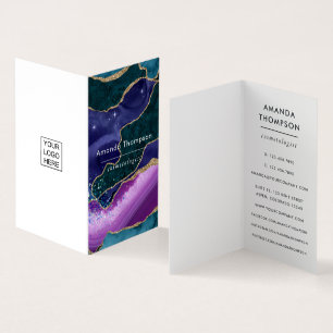 Galaxy-Achatstein Geschäftskarte Visitenkarten
