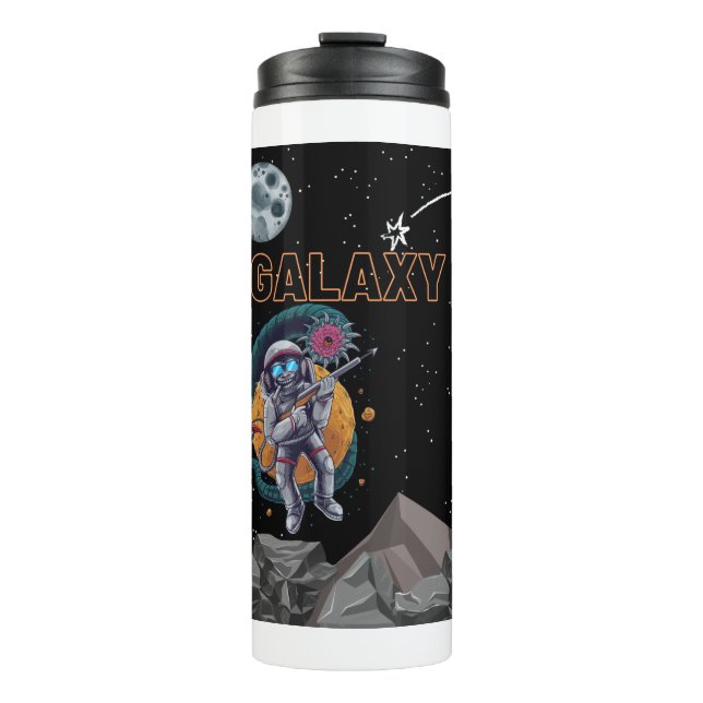 GALAXY-Affe Thermosbecher (Vorderseite)
