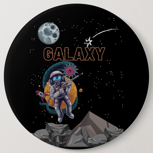 GALAXY-Affenschaltfläche Button (Vorderseite)