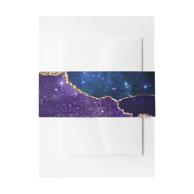 Galaxy Agate Einladungsbanderole (Vorderseite Beispiel)