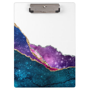 Galaxy Agate Serie Design 6 Klemmbrett