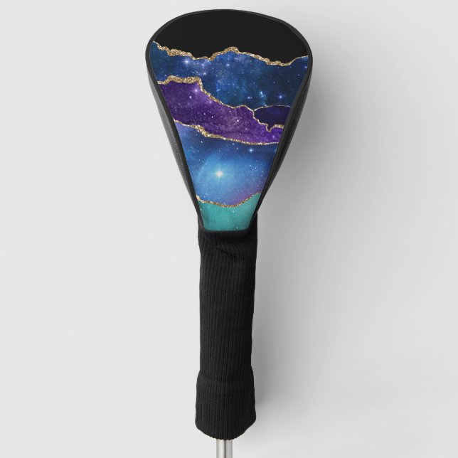 Galaxy Agate Series Design 13 Golf Headcover (Vorderseite)