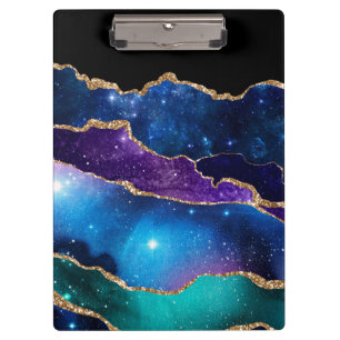 Galaxy Agate Series Design 13 Klemmbrett