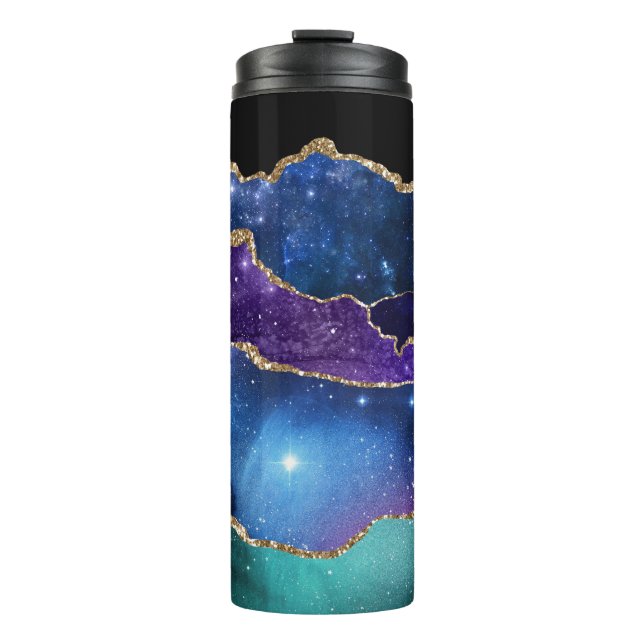 Galaxy Agate Series Design 13 Thermosbecher (Vorderseite)