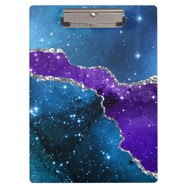 Galaxy Agate Series Design 16 Klemmbrett (Vorderseite)