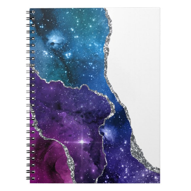 Galaxy Agate Series Design 23 Notizblock (Vorderseite)