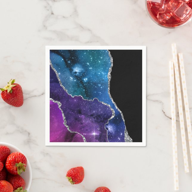 Galaxy Agate Series Design 23 Serviette (Beispiel)