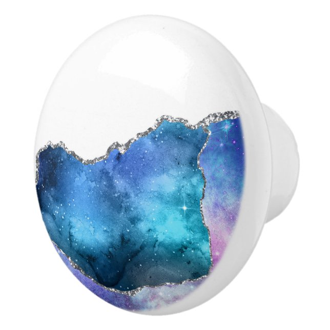 Galaxy Agate Series Design 4 Keramikknauf (Rechts)