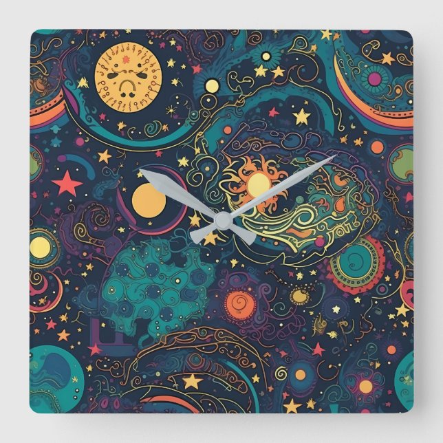 Galaxy Art Wall Uhr (Vorderseite)
