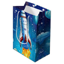 Galaxy Astronaut Space Shuttle Rocketship Geburtst