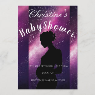 Galaxy Baby Dusche Einladung