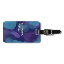 Galaxy-blaurosa lila Aquarellpinsel Glitzer