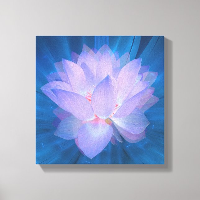 Galaxy Blume Canvas Print Leinwanddruck (Vorderseite)