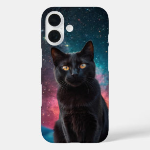 Galaxy Cat Dream iPhone 16 Hülle