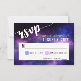 Galaxy Celestial Stars Hochzeiten Einladung UAWG